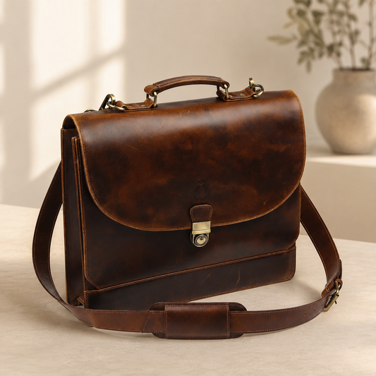 The Ashford Leather Briefcase