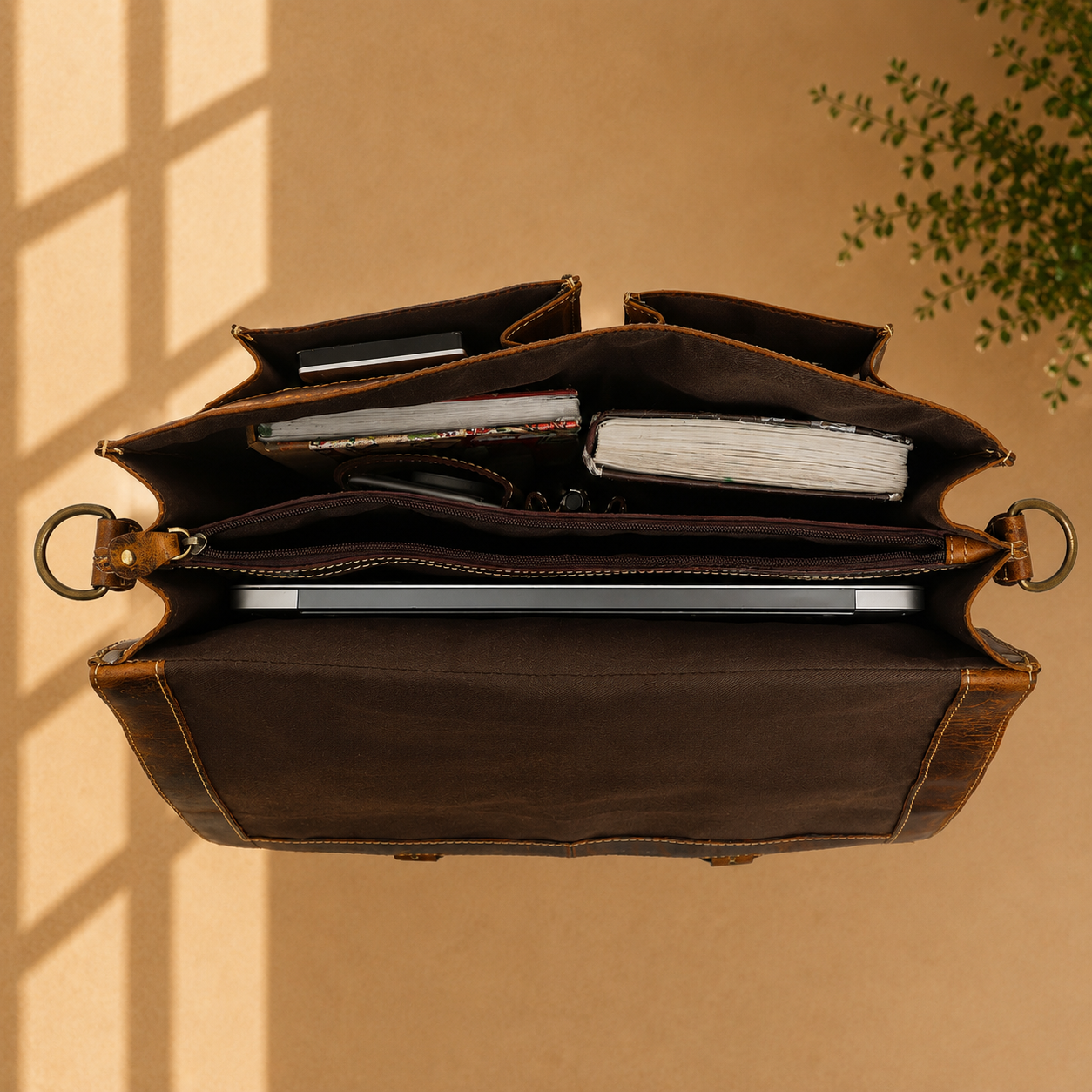 The Bexley Leather Satchel - Office Bag